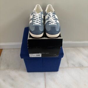 Madden Girl Light Blue Satin Jumper Sneakers